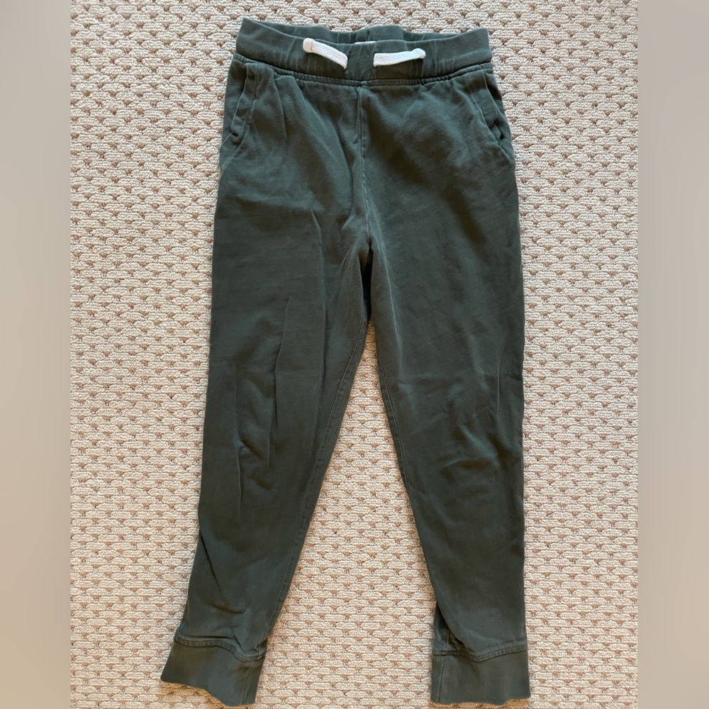 Crewcuts Boys Cotton Jogger Sweatpants, Size 12 Army Green